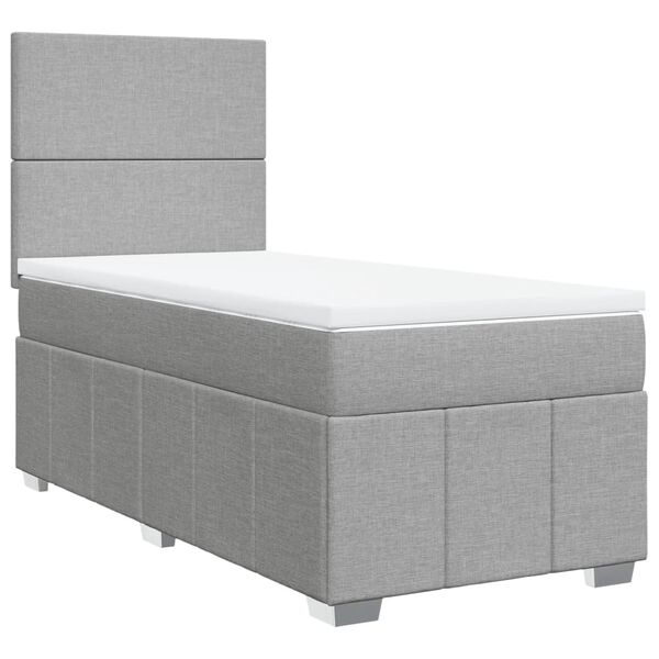 vidaXL &Kappa;&rho;&epsilon;&beta;ά&tau;&iota; Boxspring &mu;&epsilon; &Sigma;&tau;&rho;ώ&mu;&alpha; &Alpha;&nu;&omicron;&iota;&chi;&tau;ό &Gamma;&kappa;&rho;&iota; 80x200 &epsilon;&kappa;. &Upsilon;&phi;&alpha;&sigma;&mu;ά&tau;&iota;&nu;&omicron;