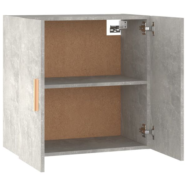 vidaXL Ντουλάπι Τοίχου Γκρι Σκυρ. 60x30x60 εκ. Επεξεργασμένο Ξύλο