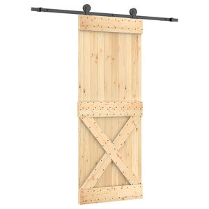 vidaXL &Sigma;&upsilon;&rho;ό&mu;&epsilon;&nu;&eta; &Pi;ό&rho;&tau;&alpha; 80 x 210 cm &Sigma;&upsilon;&mu;&pi;&alpha;&gamma;έ&sigmaf; &Xi;ύ&lambda;&omicron; &Pi;&epsilon;ύ&kappa;&omicron;&upsilon; (&Alpha;&kappa;&alpha;&tau;έ&rho;&gamma;&alpha;&sigma;&tau;&omicron;)