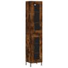 vidaXL Ντουλάπι Καπνιστή δρυς 34,5x34x180 εκ. από Επεξεργασμένο Ξύλο