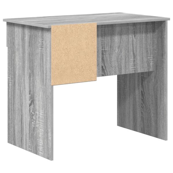 vidaXL Γραφείο Γκρι sonoma 90 x 49.5 x 75 εκ. Επεξεργασμένο ξύλο