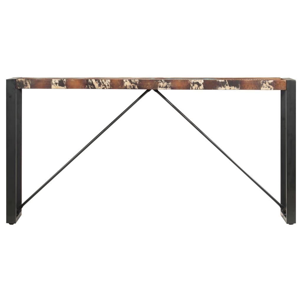 vidaXL Τραπέζι Κονσόλα 150 x 35 x 76 εκ. από Μασίφ Ανακυκλωμένο Ξύλο