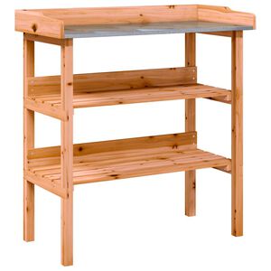 vidaXL &Tau;&rho;&alpha;&pi;έ&zeta;&iota; &Phi;&upsilon;&tau;ώ&nu; &mu;&epsilon; &Rho;ά&phi;&iota;&alpha; &Kappa;&alpha;&phi;έ 78x38x82,5&epsilon;&kappa;. &alpha;&pi;ό &Mu;&alpha;&sigma;ί&phi; &Xi;ύ&lambda;&omicron; &Epsilon;&lambda;ά&tau;&eta;&sigmaf;
