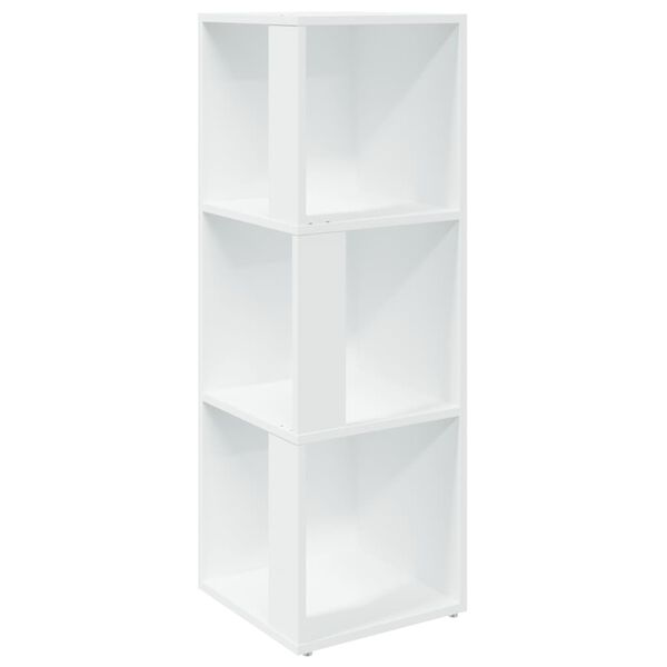 vidaXL Ντουλάπι Γωνία Λευκό 33 x 33 x 100 εκ. από Επεξ. Ξύλο