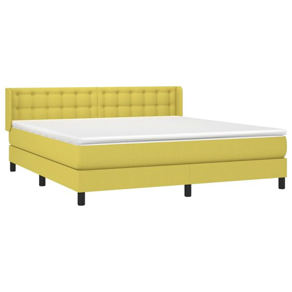 vidaXL &Kappa;&rho;&epsilon;&beta;ά&tau;&iota; Boxspring &mu;&epsilon; &Sigma;&tau;&rho;ώ&mu;&alpha; &Pi;&rho;ά&sigma;&iota;&nu;&omicron; 160x200 &epsilon;&kappa;.&Upsilon;&phi;&alpha;&sigma;&mu;ά&tau;&iota;&nu;&omicron;