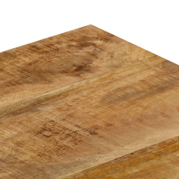 vidaXL Τραπεζάκι Σαλονιού 100x50x35 εκ. από Μασίφ Ξύλο Μάνγκο / Ατσάλι