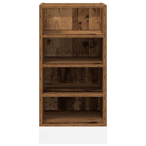 vidaXL Κάτω ντουλάπι Riga Παλιό ξύλο 40x44,5x81,5 cm