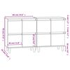 vidaXL Συρταριέρες 2 τεμ. Καφέ Δρυς 60x35x70 εκ. Επεξεργασμένο Ξύλο