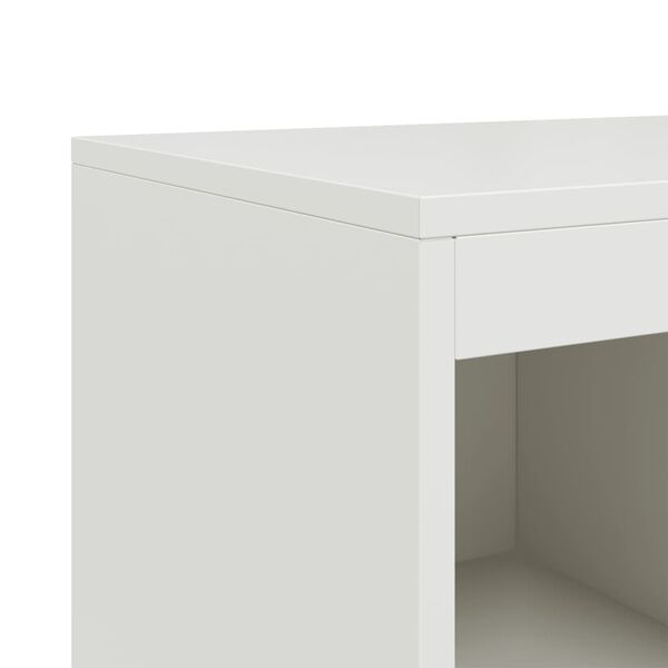 vidaXL Ντουλάπι Λευκό 100,5x39x107 εκ. Ατσάλινο