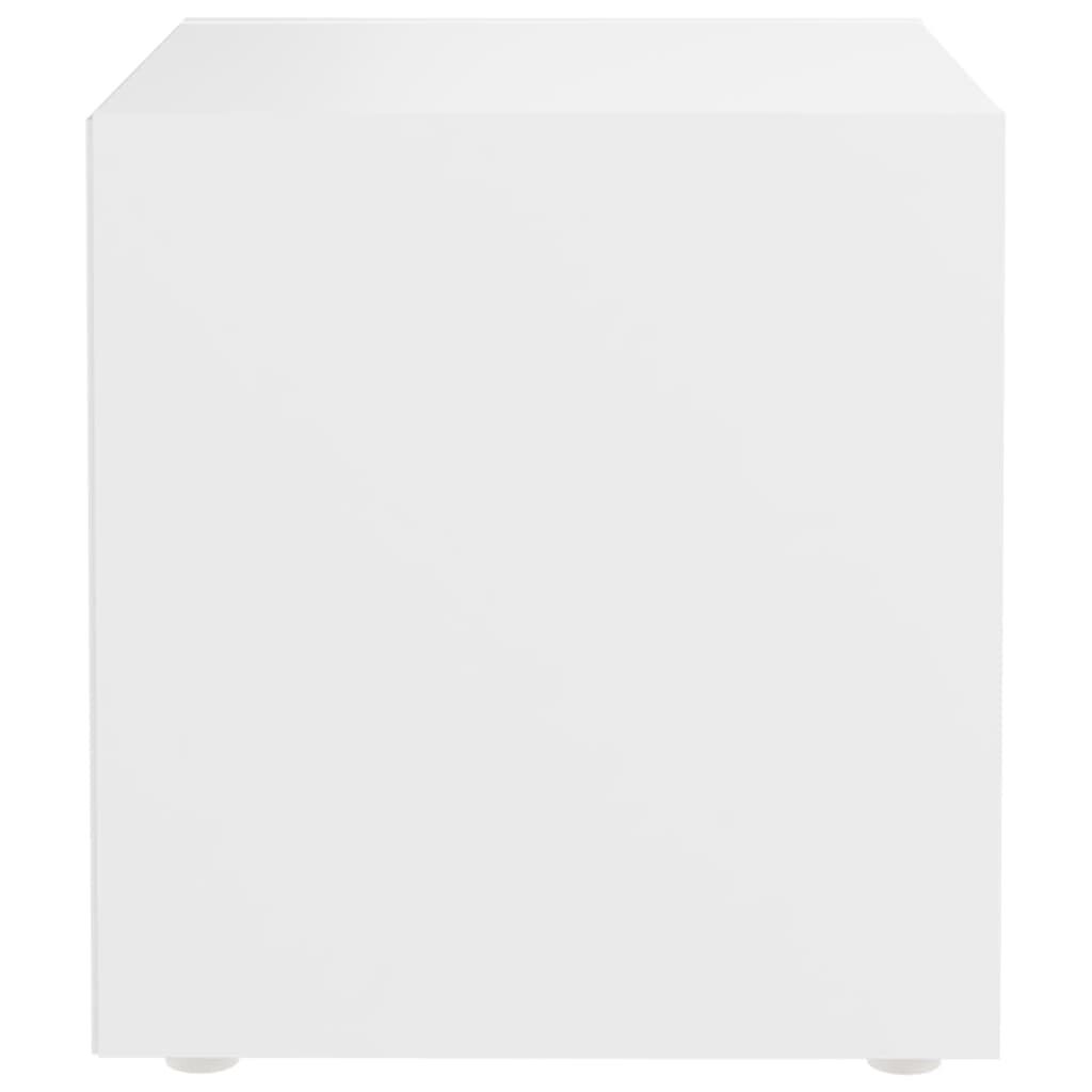 vidaXL Έπιπλα Τηλεόρασης 4 τεμ. Λευκά 37 x 35 x 37 εκ. από Επεξ. Ξύλο