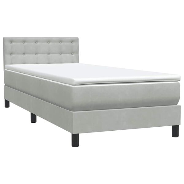 vidaXL &Kappa;&rho;&epsilon;&beta;ά&tau;&iota; Boxspring &mu;&epsilon; &Sigma;&tau;&rho;ώ&mu;&alpha; &Alpha;&nu;&omicron;&iota;&chi;&tau;ό &Gamma;&kappa;&rho;&iota; 80x210 &epsilon;&kappa;. &Beta;&epsilon;&lambda;&omicron;ύ&delta;&iota;&nu;&omicron;