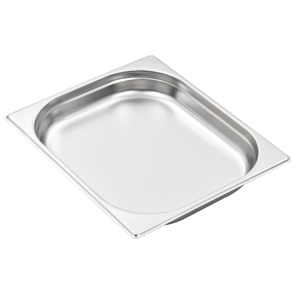 vidaXL Λεκάνες Gastronorm 8 τεμ. GN 1/2 40 χιλ. από Ανοξείδωτο Ατσάλι