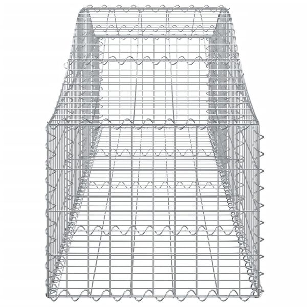 vidaXL Συρματοκιβώτια Τοξωτά 5 τεμ. 200x50x40/60 εκ. Γαλβαν. Ατσάλι