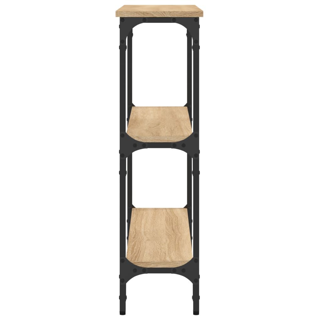 vidaXL Τραπέζι Κονσόλα Sonoma Δρυς 75x22,5x75 εκ. Επεξεργασμένο Ξύλο