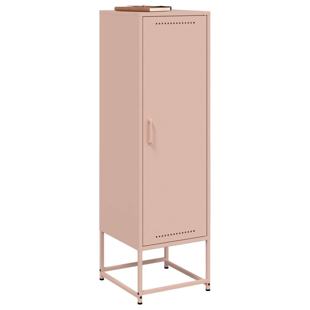 vidaXL Μπουφές Ροζ 36x39x123 εκ. από Ατσάλι