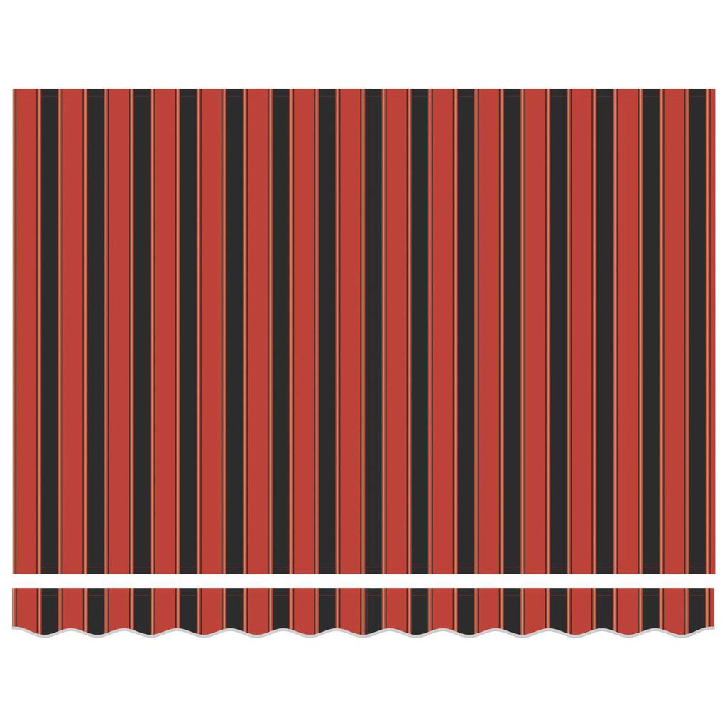 vidaXL Σκηνίτσα Αναδιπλούμενη Striped Πορτοκαλί, Καφέ 300 x 250 εκ
