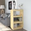vidaXL Βιβλιοθήκη/Διαχωριστικό Χώρου 60x35x103 εκ. Μασίφ Ξύλο Πεύκου