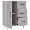 vidaXL Ντουλάπι Γκρι Sonoma 69,5 x 34 x 90 εκ. από Επεξεργασμένο Ξύλο
