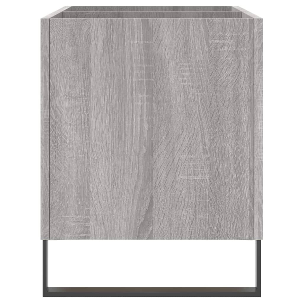 vidaXL Δισκοθήκη Γκρι Sonoma 74,5 x 38 x 48 εκ. από Επεξεργασμένο Ξύλο