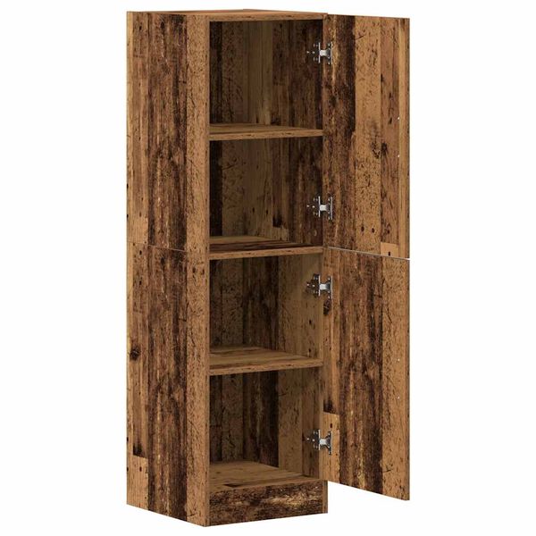vidaXL Ντουλάπι Κουζίνας Όψη Παλαιού Ξύλου 38x41,5x131,5εκ. Επεξ. Ξύλο