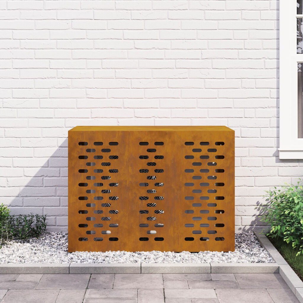 vidaXL Κάλυμμα AC 110x50x80 εκ από Αδιάβροχο Χάλυβα
