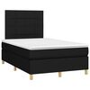vidaXL &Kappa;&rho;&epsilon;&beta;ά&tau;&iota; Boxspring &mu;&epsilon; &Sigma;&tau;&rho;ώ&mu;&alpha; & LED &Mu;&alpha;ύ&rho;&omicron; 120x200 &epsilon;&kappa;. &Upsilon;&phi;&alpha;&sigma;&mu;ά&tau;&iota;&nu;&omicron;