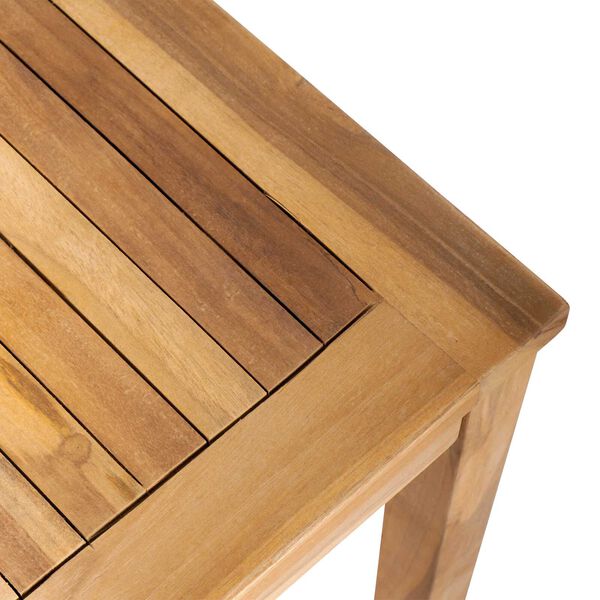 vidaXL Τραπέζι Κήπου Καστανό 95 x 45 x 40 εκ Μασίφ ξύλο teak
