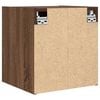 vidaXL Κομοδίνο Επιτοίχιο Καφέ Δρυς 38x34x40 εκ.