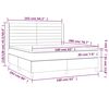 vidaXL &Kappa;&rho;&epsilon;&beta;ά&tau;&iota; Boxspring &mu;&epsilon; &Sigma;&tau;&rho;ώ&mu;&alpha; &Sigma;&kappa;&omicron;ύ&rho;&omicron; &Gamma;&kappa;&rho;&iota; 160x200 &epsilon;&kappa; &Upsilon;&phi;&alpha;&sigma;&mu;ά&tau;&iota;&nu;&omicron;
