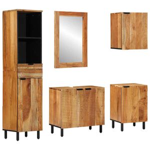 vidaXL &Sigma;&epsilon;&tau; &Nu;&tau;&omicron;&upsilon;&lambda;&alpha;&pi;&iota;ώ&nu; &Mu;&pi;ά&nu;&iota;&omicron;&upsilon; 5 &tau;&mu;&chi;. &Phi;&upsilon;&sigma;&iota;&kappa;ό 38 x 33 x 160 &epsilon;&kappa;.