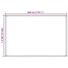 vidaXL Χαλί Σκηνής Μαύρο 250 x 300 εκ.