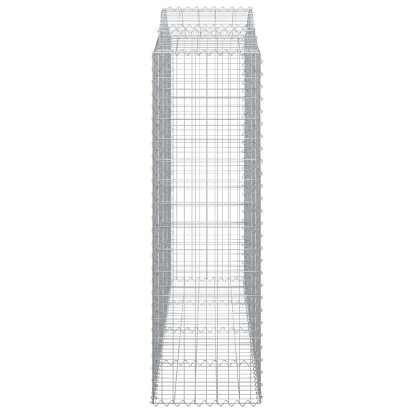 vidaXL Συρματοκιβώτια Τοξωτά 6 τεμ. 200x50x160/180 εκ. Γαλβαν. Ατσάλι