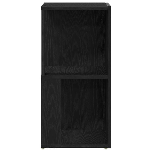 vidaXL Γωνιακά ράφια Μαύρη δρυς 33 x 33 x 67 cm Επεξεργασμένο ξύλο