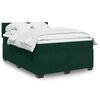vidaXL &Kappa;&rho;&epsilon;&beta;ά&tau;&iota; Boxspring &mu;&epsilon; &Sigma;&tau;&rho;ώ&mu;&alpha; &Sigma;&kappa;&omicron;ύ&rho;&omicron; &Pi;&rho;ά&sigma;&iota;&nu;&omicron; 140x190&epsilon;&kappa;. &Beta;&epsilon;&lambda;&omicron;ύ&delta;&iota;&nu;&omicron;
