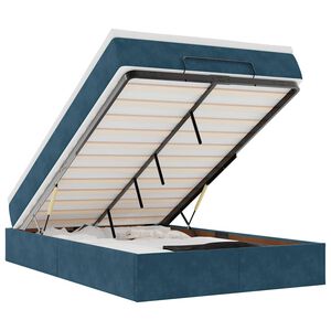 vidaXL &Omicron;&theta;&omega;&mu;&alpha;&nu;&iota;&kappa;ό &kappa;&rho;&epsilon;&beta;ά&tau;&iota; &mu;&epsilon; &sigma;&tau;&rho;ώ&mu;&alpha; &sigma;&kappa;&omicron;ύ&rho;&omicron; &mu;&pi;&lambda;&epsilon; 120x190 cm Velvet