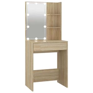 vidaXL &Mu;&pi;&omicron;&upsilon;&nu;&tau;&omicron;&upsilon;ά&rho; &mu;&epsilon; LED Sonoma &Delta;&rho;&upsilon;&sigmaf; 60x40x140 &epsilon;&kappa;.