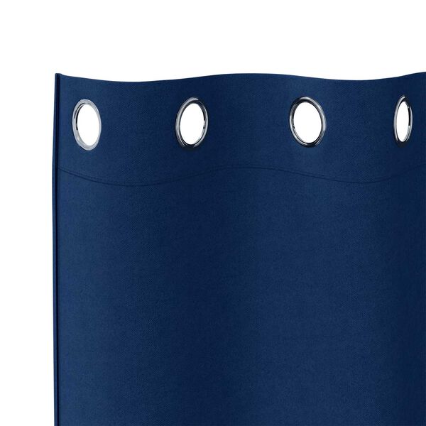 vidaXL Κουρτίνες 2 pcs Σκούρο Μπλε 225 x 140 εκ. Πολυεστέρας