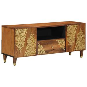 vidaXL &Nu;&tau;&omicron;&upsilon;&lambda;ά&pi;&iota; TV &Mu;έ&lambda;&iota; &Kappa;&alpha;&phi;έ 105 x 33 x 46 &epsilon;&kappa;. &Sigma;&tau;&epsilon;&rho;&epsilon;ό &xi;ύ&lambda;&omicron; &mu;ά&nu;&gamma;&kappa;&omicron;