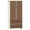 vidaXL Βιβλιοθήκη VIGO Λευκή 85 x 35 x 170 εκ. από Μασίφ Ξύλο Πεύκου