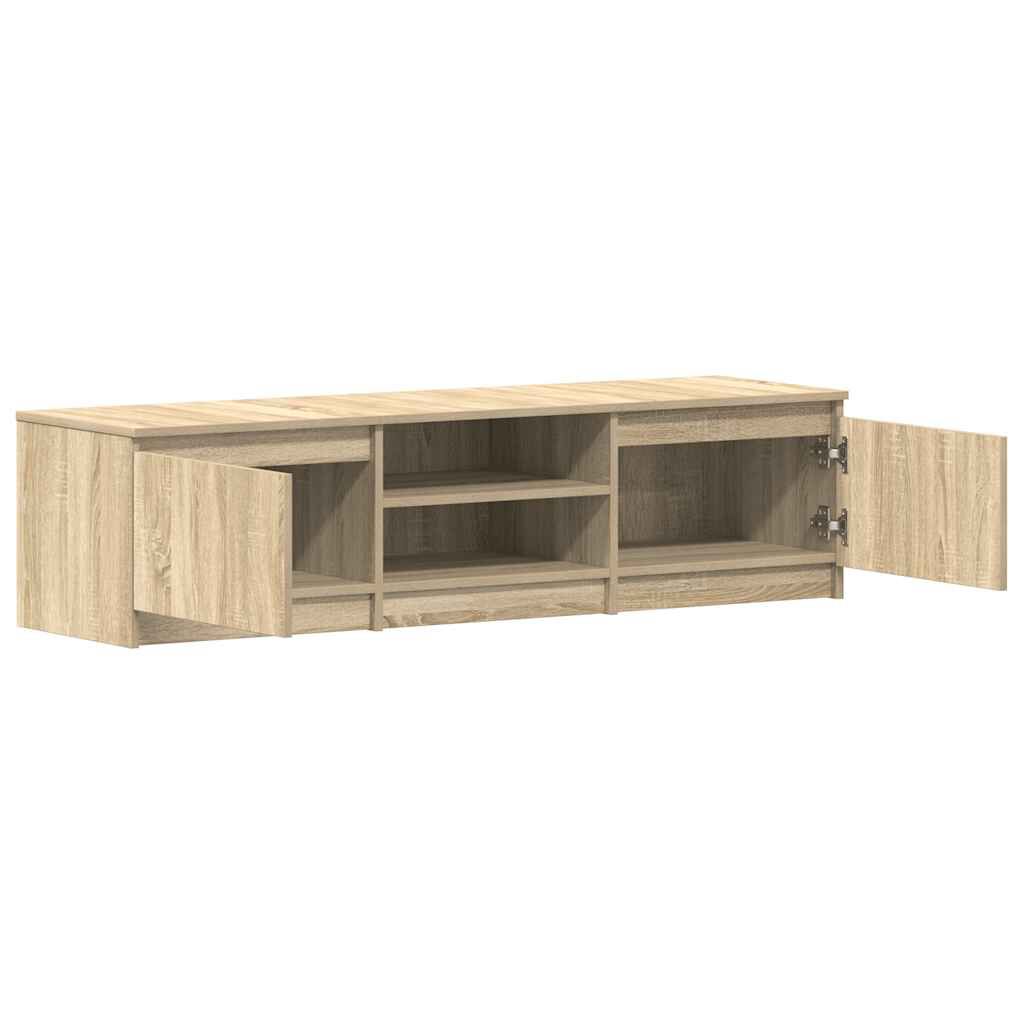 vidaXL Έπιπλο Τηλεόρασης Sonoma Δρυς 140x40x35,5 εκ. από Επεξ. Ξύλο