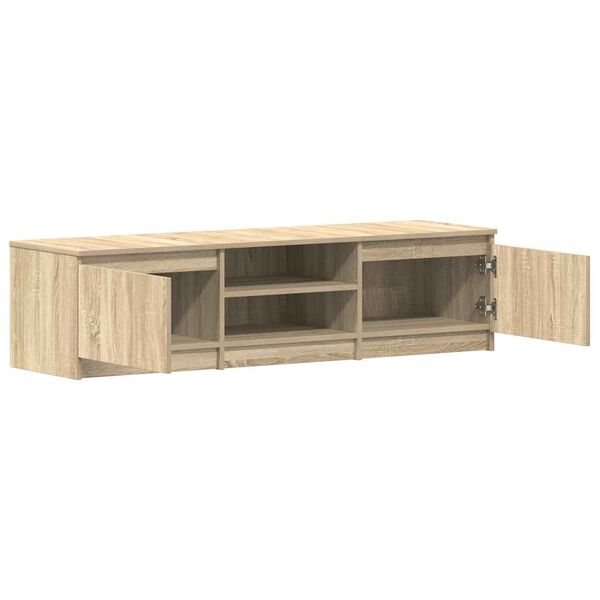 vidaXL Έπιπλο Τηλεόρασης Sonoma Δρυς 140x40x35,5 εκ. από Επεξ. Ξύλο