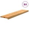 vidaXL &Pi;&alpha;&tau;ά&kappa;&iota;&alpha; &Sigma;&kappa;ά&lambda;&alpha;&sigmaf; 4 &tau;&epsilon;&mu;. &Alpha;&nu;&omicron;&iota;&chi;&tau;ό &Kappa;&alpha;&phi;έ 110x25x2 cm &Xi;ύ&lambda;&omicron; &Delta;&rho;&upsilon;ό&sigmaf;