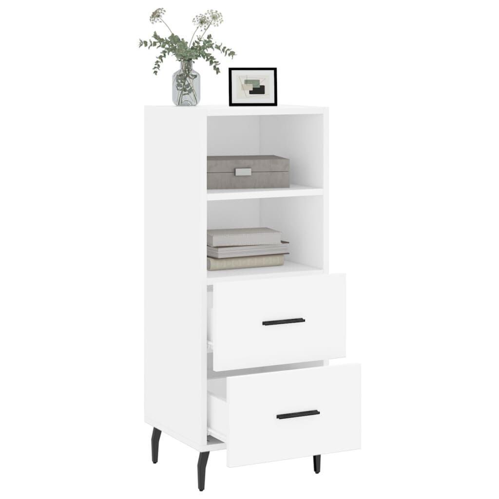 vidaXL Ντουλάπι Λευκό 34,5 x 34 x 90 εκ. από Επεξεργασμένο Ξύλο