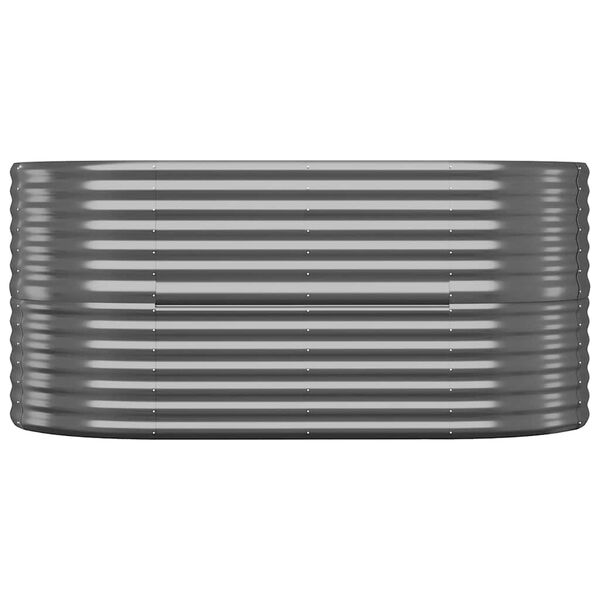 vidaXL Ζαρντινιέρα Ανθρακί 152x80x68 εκ Γαλβανισμένος χάλυβας