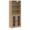 vidaXL Highboard 2 pcs Artisan Oak 69,5 x 34 x 180 &epsilon;&kappa;.