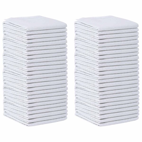 vidaXL Πατάκι Εκπαίδευσης Κατοικιδίου Μονόχρωμο 50 pcs 60 x 45 cm