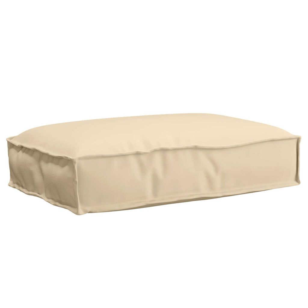 vidaXL Μαξιλάρι Παλέτας για Καθίσμα Μπεζ 60x40x8 εκ. Oxford Fabric