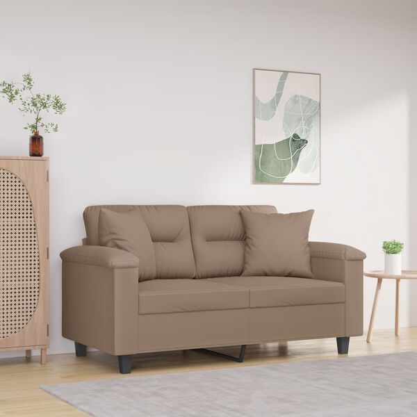 vidaXL Μαξιλάρια Διακοσμητικά 2 τεμ. Taupe 40x40 εκ. Ύφασμα Μικροϊνών