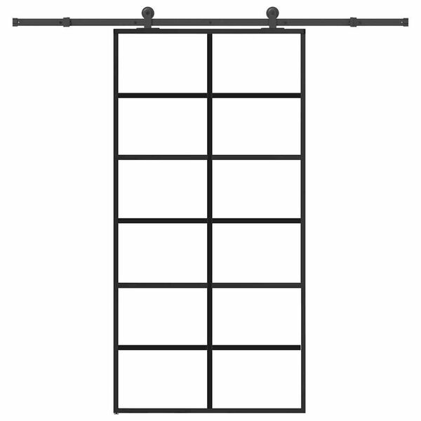 vidaXL &Sigma;&upsilon;&rho;ό&mu;&epsilon;&nu;&eta; &pi;ό&rho;&tau;&alpha; &mu;&epsilon; &sigma;&epsilon;&tau; &upsilon;&lambda;&iota;&kappa;&omicron;ύ 102x205 cm ESG &Gamma;&upsilon;&alpha;&lambda;ί&&Alpha;&lambda;&omicron;&upsilon;&mu;ί&nu;&iota;&omicron;