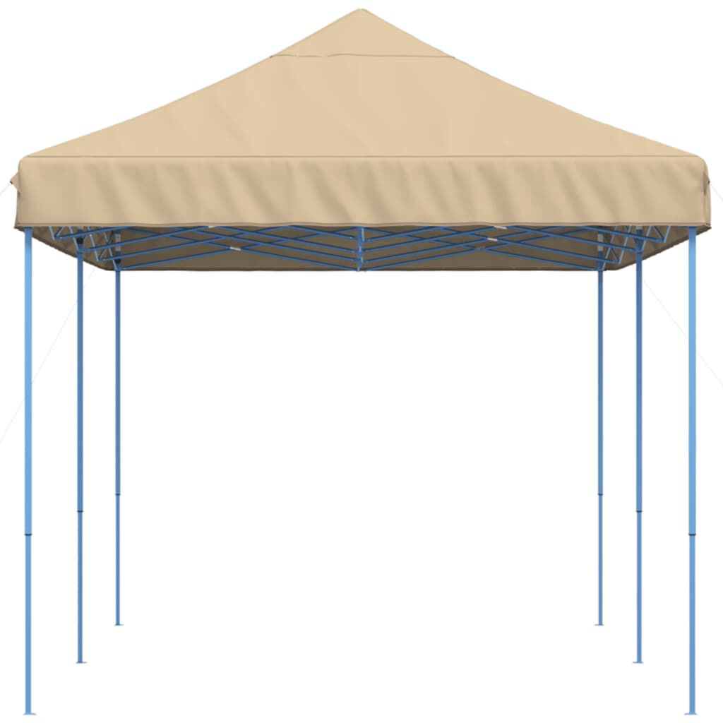 vidaXL Τέντα Εκδηλώσεων Πτυσσόμενη Pop-Up Μπεζ 580x292x315 εκ.